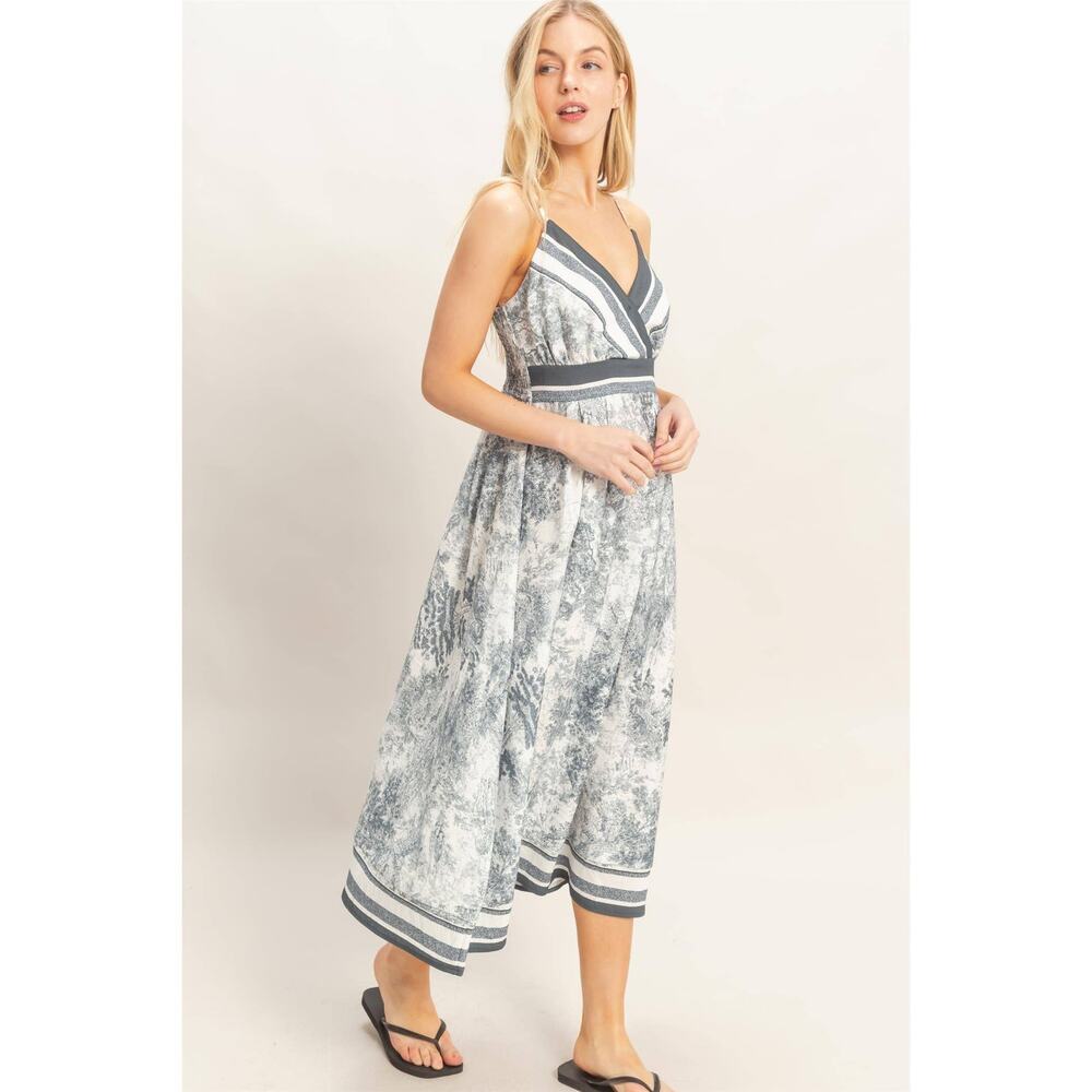 Vienna Toile Print Midi Dress - Picture 8 of 12